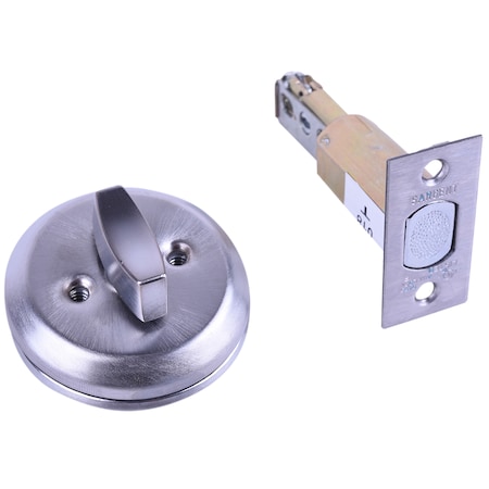 Sargent Grade 1, Exit Thumbturn w/ Rose, LA KWY, US26D, Rectangle Stk, 6 Pins 489 26D